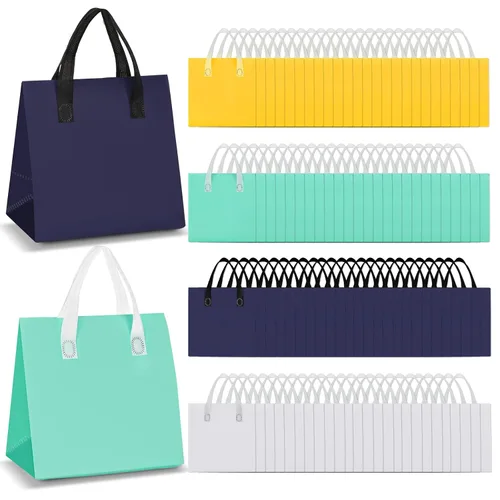Vista 8 de Kacctyen 100 bolsas aisladas para llevar a granel de 9.5 x 6 x 9.5 pulgadas, bolsa de alimentos con aislamiento térmico para café, té con leche Negro