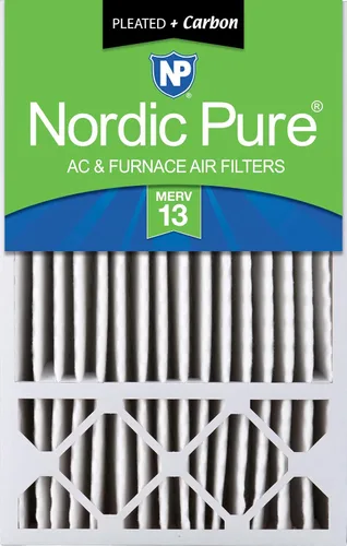 Vista 35 de Nordic Pure 16x25x5 (15_3/4 x 24_3/4 x 4_3/8) Honeywell/Lennox Filtro de aire de reemplazo MERV 8 1 unidad