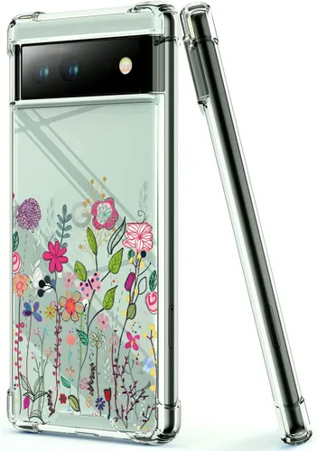 Vista 8 de KIOMY Funda de color rosa intenso neón para Google Pixel 6a a prueba de golpes, cubierta protectora de poliuretano termoplástico flexible, bisel