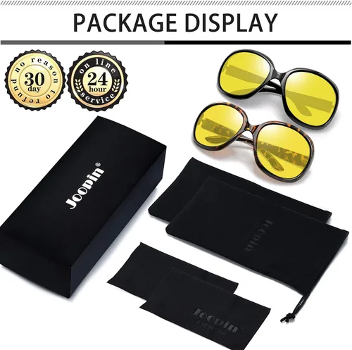 Vista 67 de Joopin Lentes de sol de gran tamaño para mujer, polarizados, grandes, para conducción, protección UV, grandes sombras
