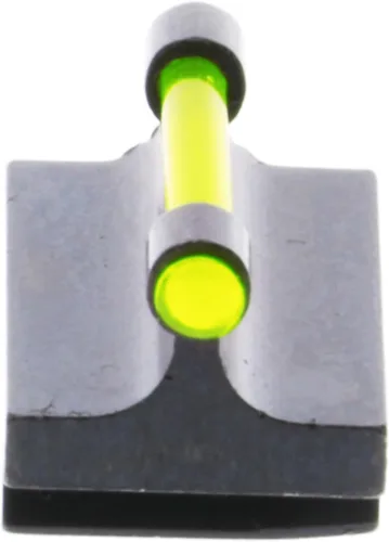 Vista 5 de Mira de pistola de acero de 3/8 pulgadas de riel frontal de sustitución de fibra óptica, rampa de mira de altura opcional, roja/verde