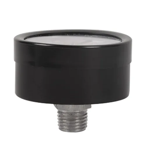 Vista 6 de Manómetro de presión de aire de 2 pulgadas 0-200 PSI, montaje trasero central NPT de 1/4", manómetro comercial/industrial