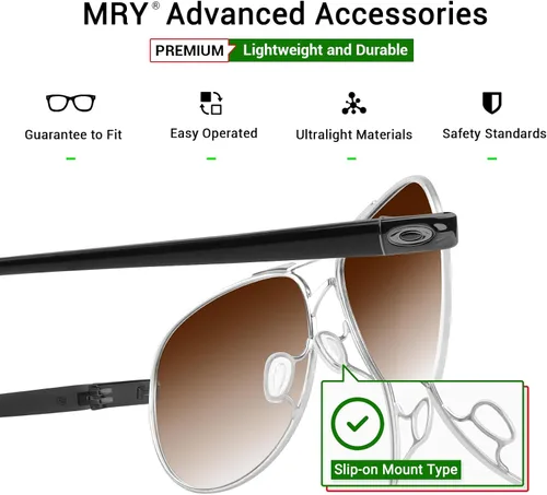 Vista 2 de Mryok Narices de repuesto para gafas de sol Oakley Tie Breaker - Opciones