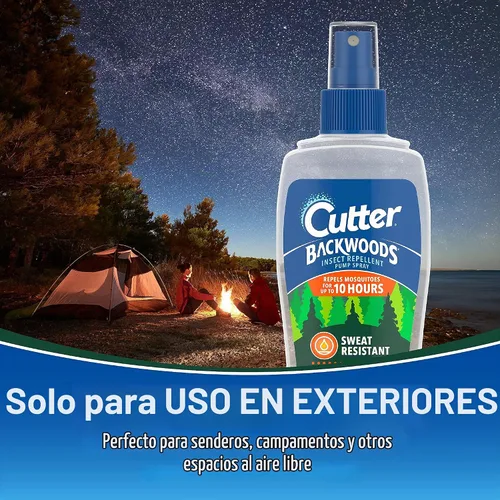 Vista 6 de Cutter Backwoods Repelente de insectos, atomizador con 25 % de DEET, 6 onzas