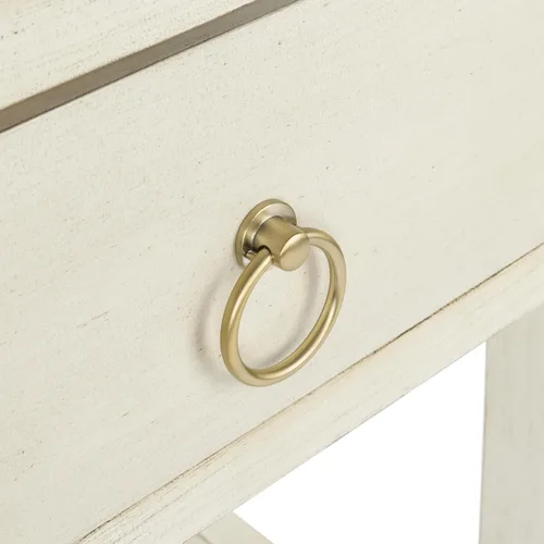 Vista 5 de Safavieh Home Collection Johni Antique White and Gold - Caja de almacenamiento con 5 estantes Antiguo/blanco