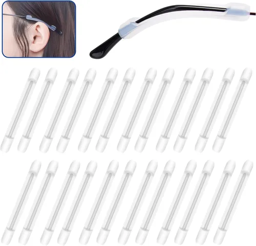 Vista 8 de SooGree Antideslizante para gafas con gancho cómodo de silicona para patillas, retenedor de manga, gafas de sol