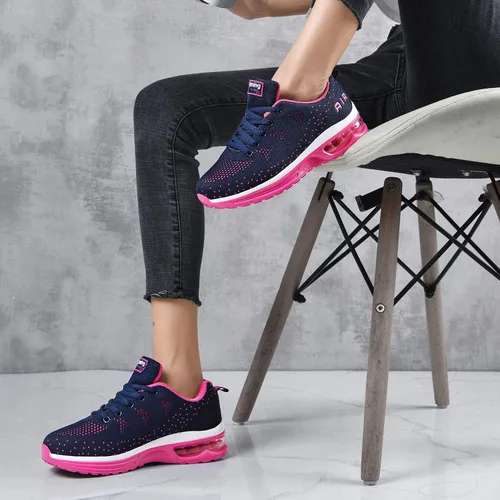Vista 7 de AUPERF Zapatos de aire para mujer para caminar correr tenis deportes cómodos para gimnasio