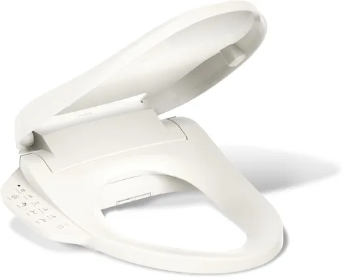 Vista 20 de Kohler PureWash E820 - Asiento de inodoro alargado con calefacción, blanco con control remoto, tapa de cierre silencioso, desodorización automática