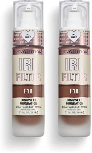 Vista 21 de Revolution IRL Filter Longwear Foundation, F13