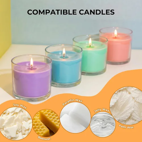 Vista 4 de YRYM HT Tinte de vela, 12 colores para hacer velas (12 botellas)