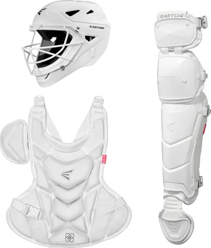 Vista 11 de Easton Jen Schro My Very First Youth Softball Catcher’s Set Helmet, Leg Guards & Chest Protector Included