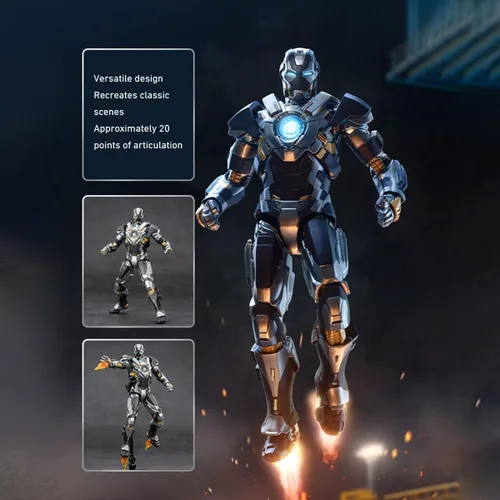 Vista 3 de HiPlay ZD Toys 1/10 Iron Man MK24 - Figura de acción no luminosa 1906-24
