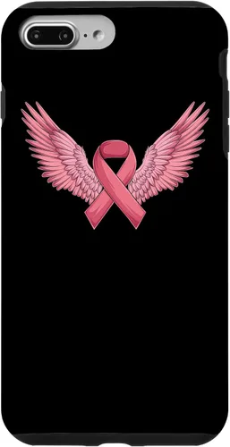 Vista 12 de Pink Ribbon Wings Breast Cancer Awareness Case for iPhone 17