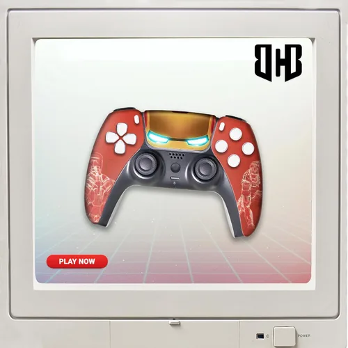 Vista 297 de Battman Custom PS-5 Controller Wireless compatible with Play-Station 5 Console by BCB Controllers Proudly Customized in USA with Permanent