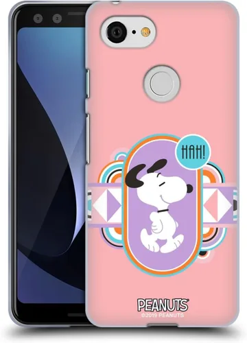 Vista 158 de Head Case Designs Snoopy Deco Dreams - Funda de gel con licencia oficial de Peanuts Blue Pattern [protección de grado militar] compatible con Google