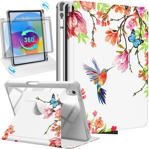 Vista 16 de Uppuppy Funda para iPad A16 – para Funda de iPad 10ª Generación 10.9 Pulgadas Linda Mujeres Niñas Femenina Bonita Kawaii Dibujos Animados Perro