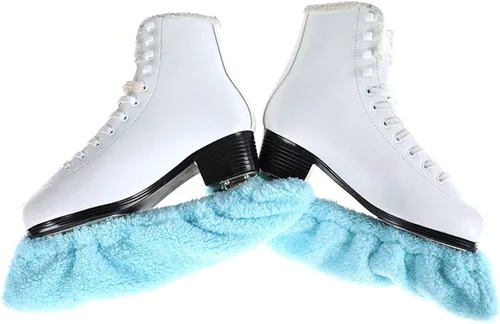 Vista 9 de Baosity 1 par de patines de hockey sobre hielo para patinaje artístico, protectores S para adultos, jóvenes, niños, unisex