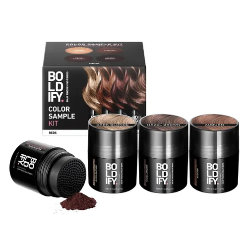 Vista 18 de BOLDIFY Fibras capilares (1.01 oz) – Rellena el cabello fino y fino para un aspecto más completo y grueso al instante – 14 tonos para mujeres
