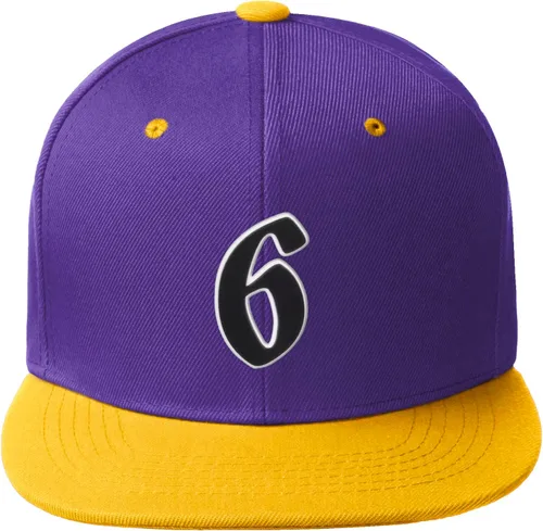 Vista 1101 de Daxton Gorra clásica con visera de billete plano con letras del alfabeto inglés antiguo de la A a la Z