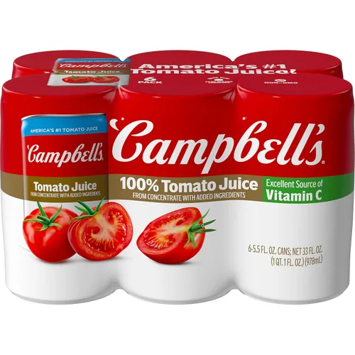 Vista 11 de Campbell's 100% jugo de tomate, lata de 11.5 fl oz