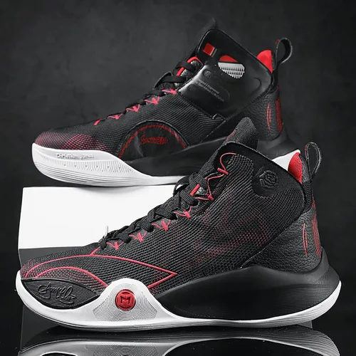 Vista 3 de Celtros Zapatos de baloncesto para hombre, zapatos deportivos de graffiti de alta calidad, resistentes al desgaste, antideslizantes, zapatos