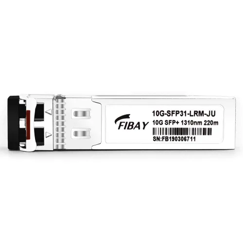 Vista 32 de 10GBASE-LR SFP+ Módulo Transceptor Óptico, 1310nm, 6.2 mi, DDM, Duplex LC SMF, 10 unidades, Gris, Sólido