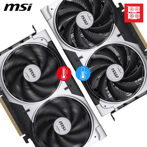 Vista 3 de MSI GeForce RTX 5050 8G VENTUS 2X OC Graphics Board VD9272