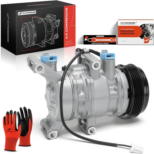 Vista 10 de A-Premium Compresor de aire acondicionado CA con embrague compatible con Mazda 3 2004-2009, 3 Sport 2009, 5 2006-2010, 2.0L 2.3L