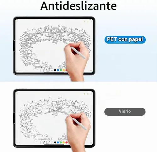 Vista 4 de JETech Protector de pantalla de papel para iPad Pro 11" 4/3/2/1, Air 5/4
