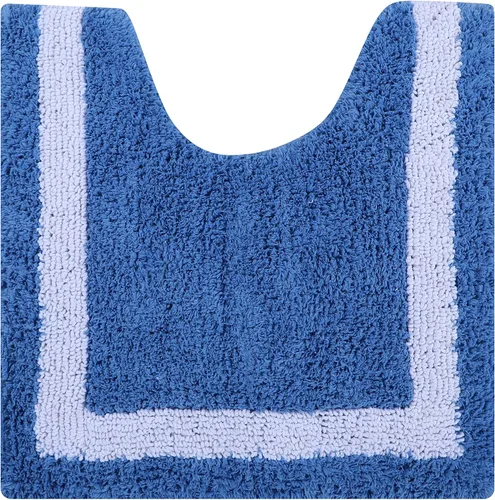 Vista 59 de Better Trends - Alfombra de baño 100% algodón reversible, altamente absorbente y lavable a máquina, suave, tapete de ducha para piso de baño