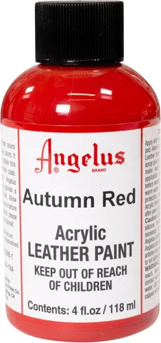 Vista 125 de Angelus Pintura acrílica para cuero, 1 onza líquida (paquete de 1), color rojo otoño