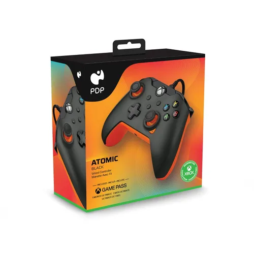 Vista 7 de PDP 049-012-GO Gaming Controller Black, Orange USB Gamepad AnalogueDigital PC, Xbox, Xbox One X, Xbox Series S, Xbox Series X