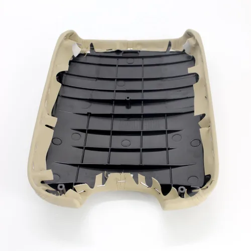 Vista 4 de Ezzy Auto Funda de piel sutura cubre apoyabrazos para 2008 2009 2010 2011 2012 Honda Accord cubierta cubre tablero central, Beige