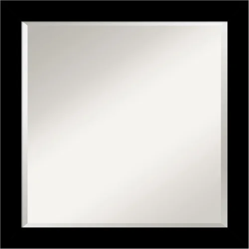 Vista 13 de Amanti Art Espejo de pared negro de 24 x 20 pulgadas, espejo de baño rectangular negro cepillado para decoración de pared de sala de estar, marco