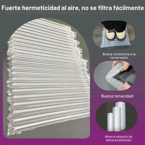 Vista 6 de Envoltorio Grande de Cojín de Burbujas para Embalaje de Artículos Frágiles, Almohadas de Aire Inflables para Envío, Materiales de Embalaje