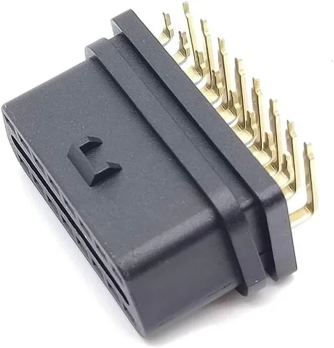 Vista 5 de Elecbee Diagnóstico femenino de ángulo recto del conector OBD2 OBD2 OBD2 del Pin 90° de OBD2 16 J1962F