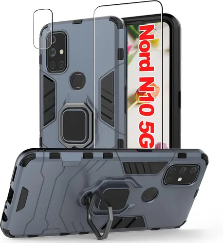 Vista 12 de Jusy Funda resistente a prueba de golpes compatible con Oneplus 8 0.18 oz con soporte de anillo giratorio [no compatible con Verizon y 8pro y 8T]