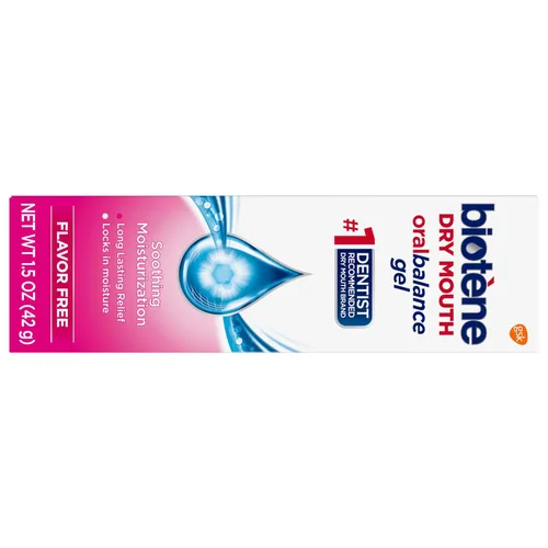 Vista 14 de Biotene - Gel hidratante de equilibrio oral, gel sin alcohol y gel de boca seca, sin sabor, 1.5 onzas Gel bucal seco sin alcohol, sin sabor