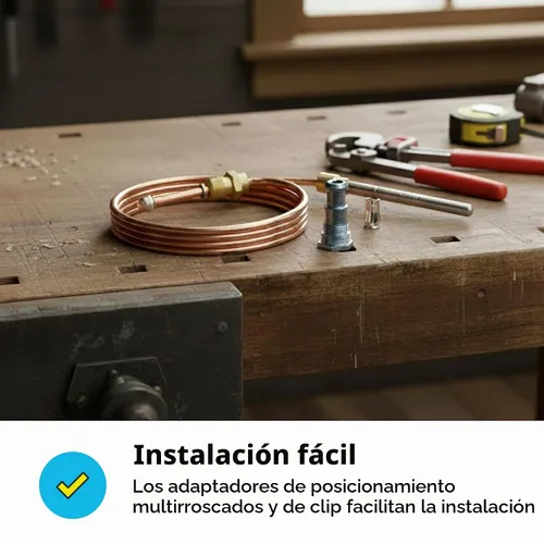 Vista 5 de Eastman 60035 Termopar, 18 pulgadas de longitud, cobre
