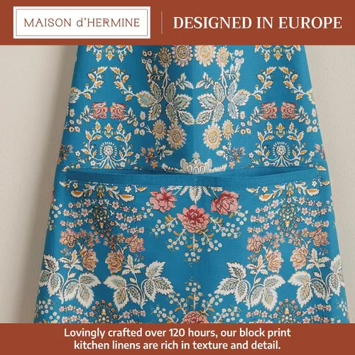 Vista 554 de Maison d' Hermine Delantales para mujer con bolsillo, 100% algodón (27.50 x 31.50 pulgadas)