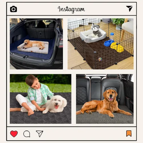 Vista 2 de BESTSWEETIE Funda de sofá lavable para perros, 100% impermeable, funda de sofá antideslizante y lavable (30 x 70 pulgadas, azul marino)