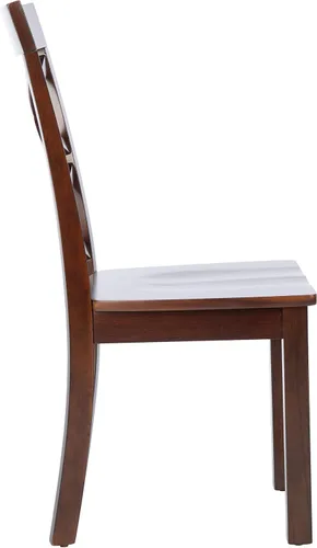 Vista 9 de Safavieh Home Collection Ainslee - Silla de comedor marrón de 18 pulgadas (juego de 2)