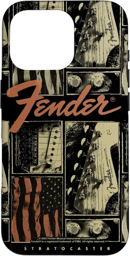 Vista 20 de Fender Funda vintage Stratocaster Americana Distressed Collage para iPhone 17