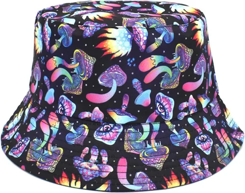 Vista 14 de Sombrero de pescador retro de los años 80 y 90 para mujeres y hombres, sombrero de pescador de moda, plegable, accesorios para rave, sombrero