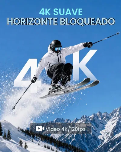 Vista 4 de Paquete de batería dual Xtra Pro - Sensor de 1/1.3", resistente al agua de 65 pies, batería de 216 minutos, video nocturno de 4K/120fps, seguimiento