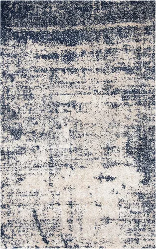 Vista 41 de SAFAVIEH Adirondack Collection - Alfombra de pasillo de 2 pies 1 pulgada x 8 pies, beige y pizarra, diseño abstracto moderno, no desprende pelusa