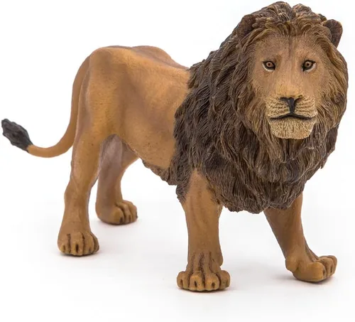 Vista 10 de Papo Figura de juguete de león macho de pie