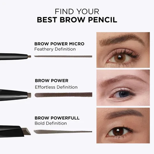 Vista 7 de IT Cosmetics Brow Power Lápiz de cejas – Tonos universales – Fórmula de larga duración, a prueba de golpes, con biotina – Cejas de aspecto natural