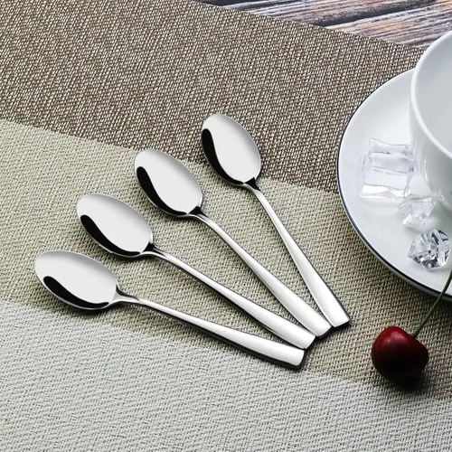 Vista 4 de Kekow Mini cucharas de café de 12 piezas/cuchara de expreso, 5.04 pulgadas