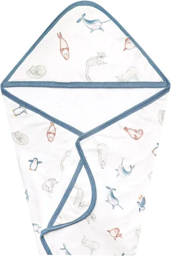 Vista 45 de Copper Pearl Toallas de baño con capucha, toallas de baño de tela de rizo de primera calidad con capucha, bolsillos y diseños geniales, ideales
